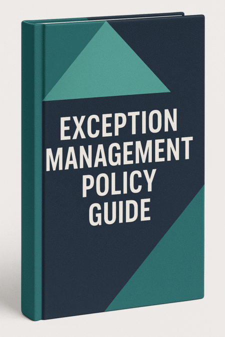 Strategic Exception Management Policy Guidelines